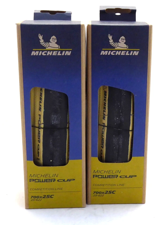 Michelin Power Cup, Clincher, X-Race, 700x25, Tanwall, PAIR