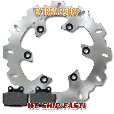 Yamaha Rear Brake Rotor + Pads FZ 400 (1985) SRX 400 (1990-1996) XJR 400 (93-99)