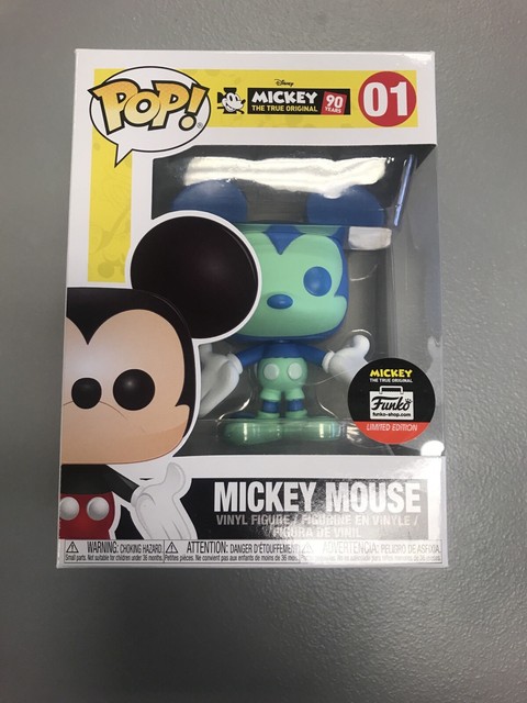 blue and green mickey funko