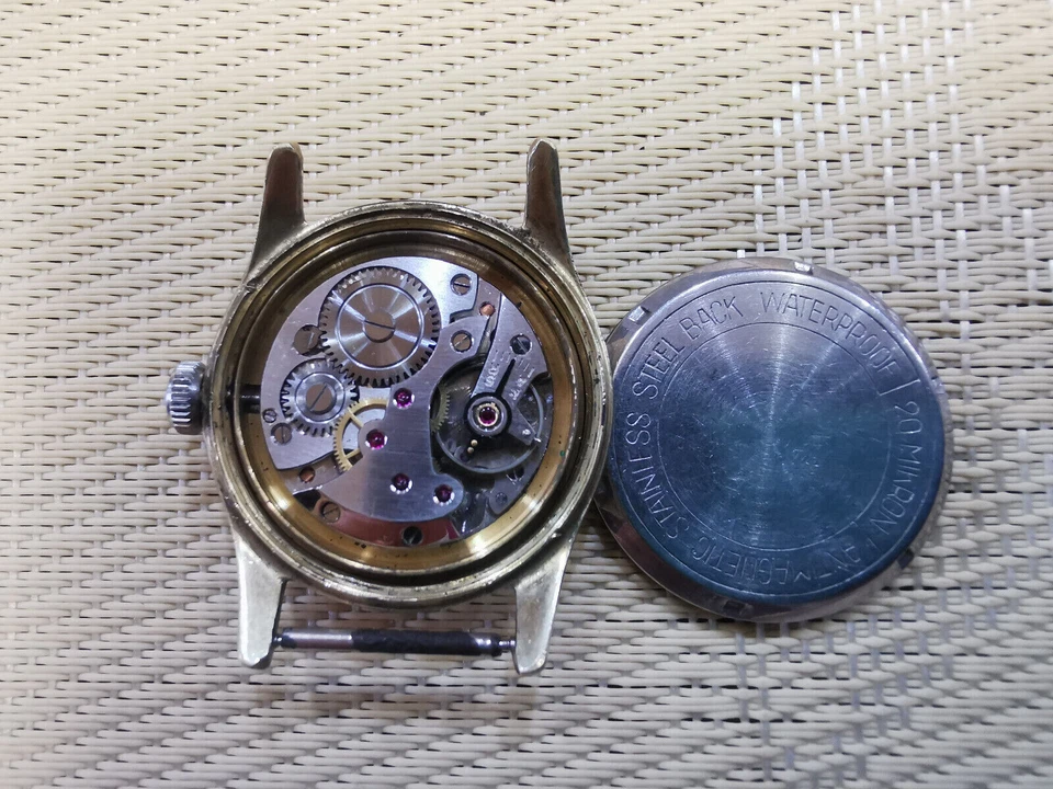 reloj suizo vintage chapado en oro para hombre ANKER Foto 2 de 3