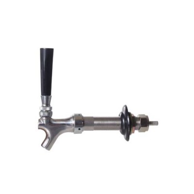 Stainless Keg Faucet Tap Handle Shank Combo Homebrew Beer Kegerator 3/16'' nipple