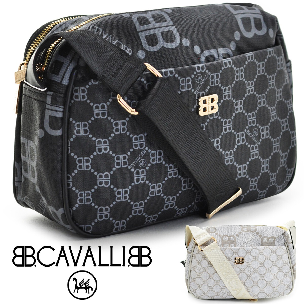 Borsa Firmata Briciole Borsetta verde Donna fantasia marca logo