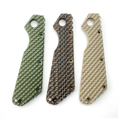 New 1 PC G10 Crater Pattern Knife Handle Scales for Strider SMF