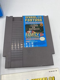 NES Wheel of Fortune - Family Edition Complete In Box Nintendo CIB