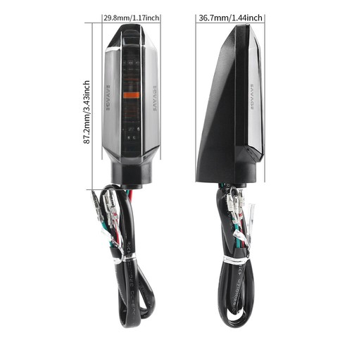 Luz indicadora de giro LED para 19+Honda CB500X CB300R CB250R CB150R CB125R - Imagen 6 de 8
