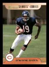 1999 Bowman Scout's Choice #SC13 D'Wayne Bates Bears (Insert 1:12)
