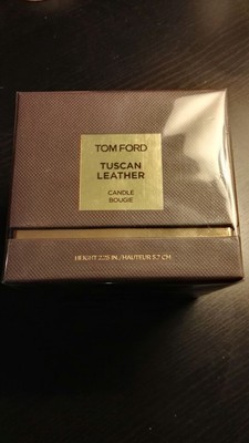 tuscan leather candle