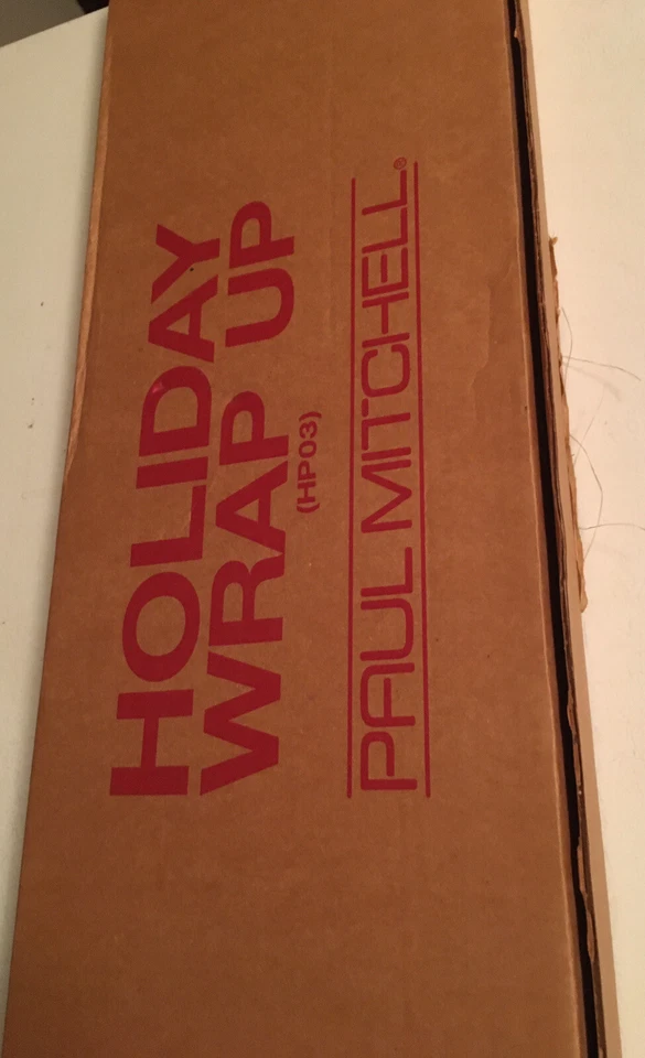 Caja de papel de envolver plateado Paul Mitchell 4 rollos grandes 3 sin usar ¡alta calidad! Foto 2 de 4