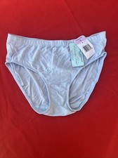 NWT Blue Nylon Vintage VANITY FAIR Deadstock Hipster Briefs Panties 6