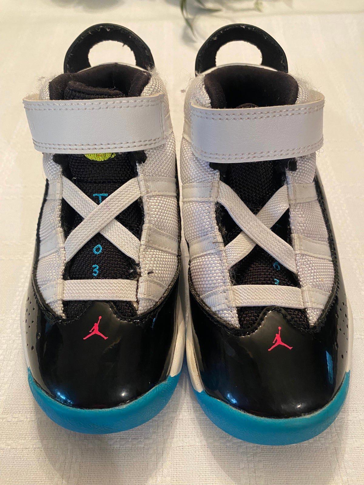 Jordan 6 Rings TD 'South Beach' Toddler Shoes sz 9C-image