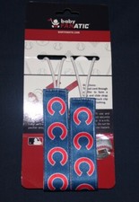 Chicago Cubs MLB 2 pack Baby Pacifiers Clips Baby Fanatic New 