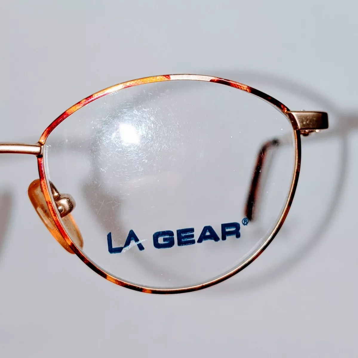 Vintage LA Gear Kids Wire Rim Tortoise Eye Glasses 80s 90s style retro cool