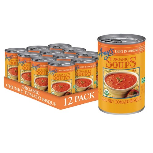 Amy’s Soup, Chunky Tomato Bisque, Light in Sodium, Gluten Free, Made With Org... - Picture 2 of 6