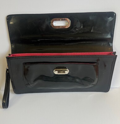 Franko Sarto clutch handbag black 