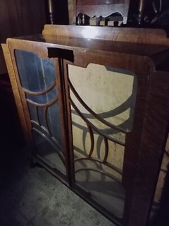 Stunning Art Deco China Display Cabinet Extra Large