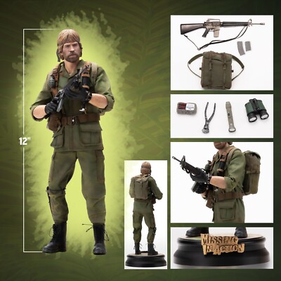 Missing In Action Chuck Norris COLONEL BRADDOCK 1:6 DELUXE