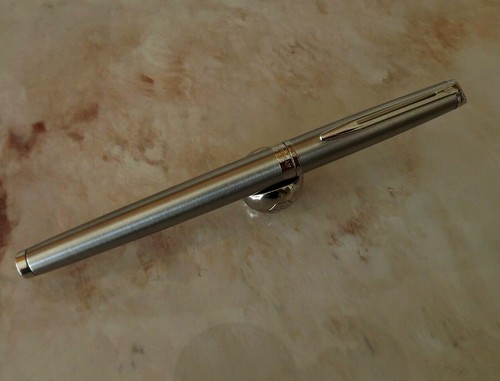 CAPTIVANT STYLO PLUME WATERMAN HEMISPHERE STARLIGHT ECRITURE M MOYENNE STOCK X31 - Picture 9 of 9