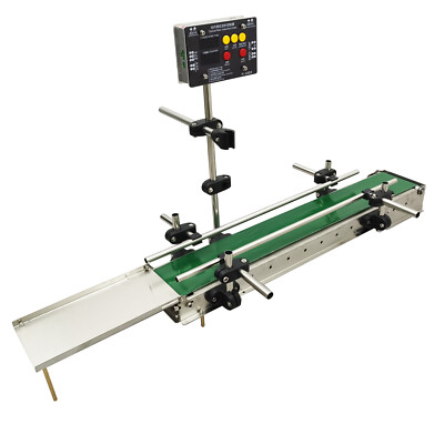 Small Belt Conveyor High Precision Optical Fiber Sensor Control Length 23.62''