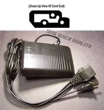 FOOT CONTROL PEDAL W/ Cord Bernette 320 330 Europro Omega Shark 373 473 Singer +