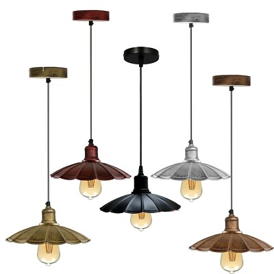 Vintage Industrie Pendelleuchte Modern Hängelampe Retro Lampe LED Decken Leuchten