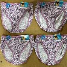 4 pr VANITY FAIR ILLUMINATION 13108 HI-CUT panty Adventure Awaits FLOWER Print 6
