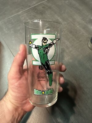 Vintage 1993 DC Comics Super Powers Green Lantern Tumbler Glass | eBay