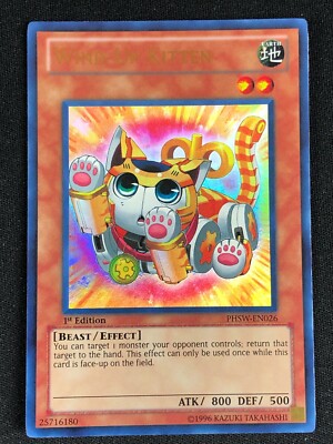 YUGIOH WIND-UP KITTEN PHSW-EN026 1ST ULTRA NM