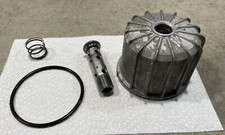 1983 Honda Goldwing GL1100 Oil Filter Cover Case Housing, Center Bolt + Spring