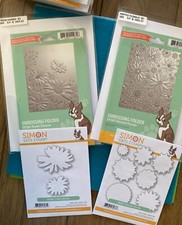 Simon Says Stamp Embossing Folder with Matching Metal Dies NEW YOU CHOOSE