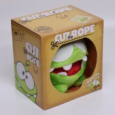 Cut The Rope Om Nom Open Mouth Plush NEW IN BOX  | 5" 2011 CWT Collection