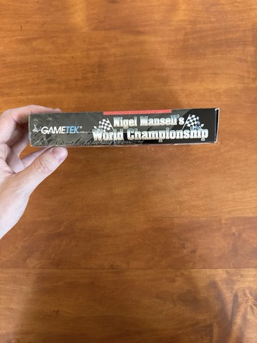 Nigel Mansell's World Championship Racing (Super Nintendo SNES) CIB w/ Plastic - Picture 6 of 13