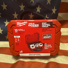 Milwaukee Hole Dozer 13 Pc Bi-Metal Hole Saw Kit w/ Case 49-22-4025
