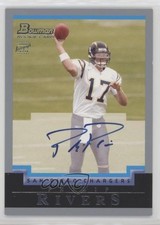 2004 Bowman Auto Philip Rivers #113 Rookie Auto RC 7uo