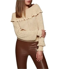 Free People Womens Crazy in Love Pullover Sweater