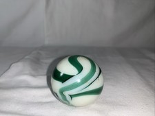 Vintage Gear Shift Knob Green/White Swirl Gla...
