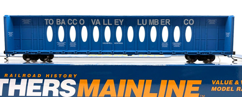 HO WALTHERS MAINLINE 910-4807 72' VIGA CENTRAL COCHE PLANO TABACO VALLE MADERA AOK | Zustand: New