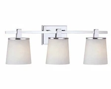 Dolan Lighting - Ellipse 3-Light Bath Fixture-Chrome Finish