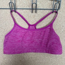 Old Navy Active Girls Go-Dry Sports Bra Pink Space Dye Size L 10-12 