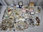 Vintage Costume Jewelry Lot Enamel Avon Park Lane + Estate Sale - 7+ Pound Box