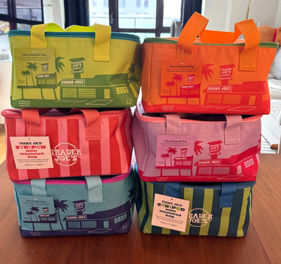 Trader Joe's Mini Insulated Lunch Bag - Summer 2026 Set of 6 Limited Edition NEW