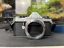 Pentax Me Super 35mm Film Camera Body K Mount Mirror stuck up for parts/ Repair