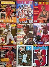MICHAEL JORDAN MAGAZINE / PRICE GUIDE LOT (9) - 1990-1998 ***FREE SHIPPING***