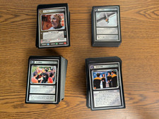 Large lot of Star Trek CCG 1E Voyager common (428) & uncommon (50) cards