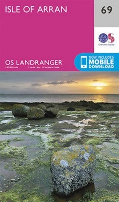Isle of Arran Landranger Map 69 Ordnance Survey Latest