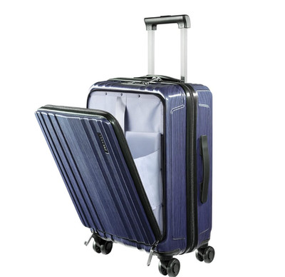 TydeCkare 20 Zoll Handgepäck Front Reißverschluss Tasche leicht ABS + PC