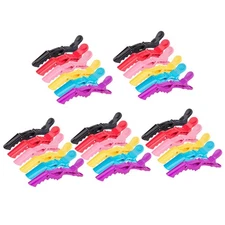 30 Pcs Plastic Hair Salon Clips Sectioning Clips Hairdressing Styling Set