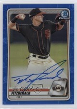 2020 Bowman Chrome Sapphire Edition Prospect Tyler Fitzgerald #BSPA-TF Auto s5q
