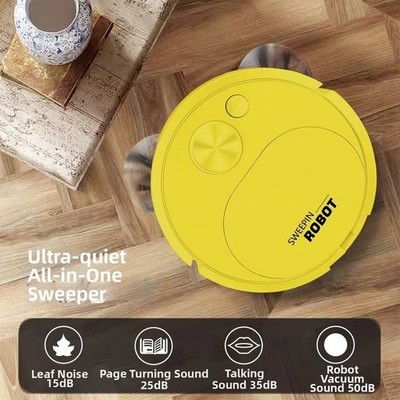 Smart 3 in 1 Saugroboter Kehrsauger Wischmop USB für Wohnungen