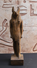 Unique Ancient Egyptian Antiques Anubis Statue God of Death Pharaonic Egypt BC