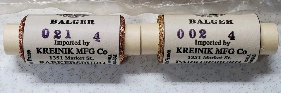 8 Kreinik Balger 4 ply Blending Filament 3 Gold - 5 Copper 10 Meters Each NIOP - Image 4 of 4